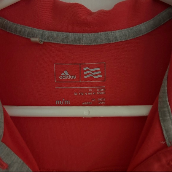 Adidas Women's pink Sleeveless Polo Top - Picture 2 of 9